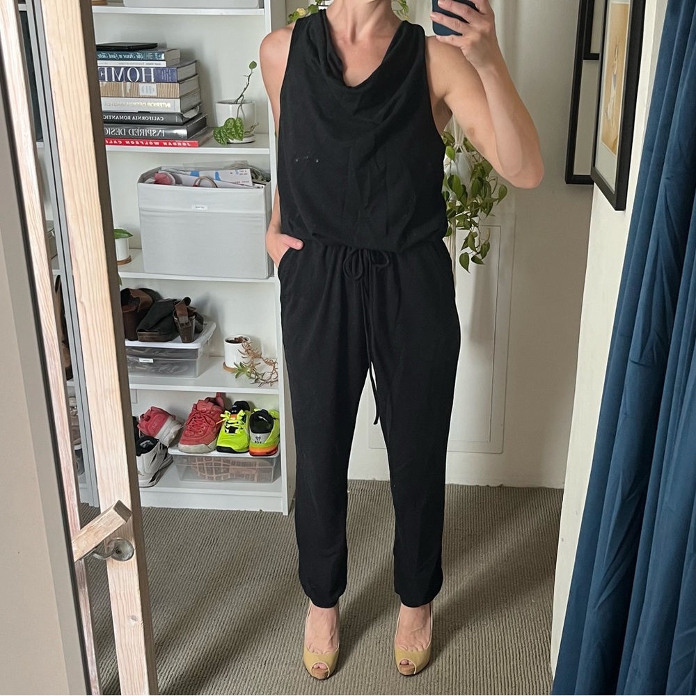 Halogen Comfy Cotton Cowl Neck Onesie Romper Playsuit Jumpsuit